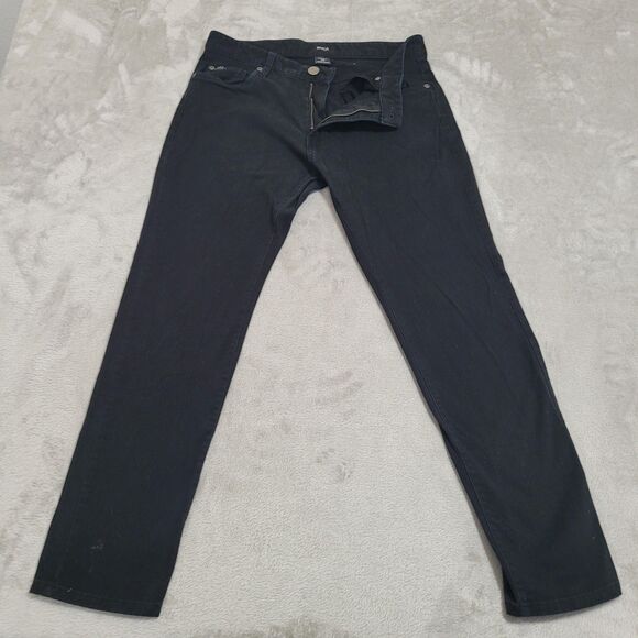 RVCA Other - RVCA Daggers Fit Jeans Mens 32x32 Black Slim Straight Zip Fly Stretch Denim
